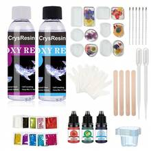 1:1 Epoxy Resin Kit Crystal Clear Hard Bubble-Free Non-Yellowing Fast Drying Suitable For Jewelry Casting Art Coating DIY Molds Table Projects - B - View 11