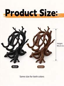 Spooky Twisted Tree Branch Phone Stand, 3D Printed Goth & Halloween Decor Rustic Tree Root Cell Phone Stand,Nature Inspired Desktop Phone Holder,Decorative Phone Mount For Video Calls Streaming,Universal Cellphone Cradle - Multicolor - View 4