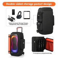 Speaker Cover Compatible For PartyBox 330 / PartyBox 320, Scratch-Resistant, Dustproof, Portable Case With Storage Bag For Outdoor Party Speaker - For Partybox 330/320 - View 7