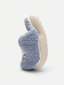 Balabala Boys Girls Warm Winter House Slippers Thick Soft Indoor Footwear - Gray Blue - View 6