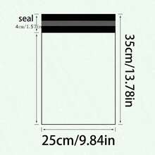 50/10pcs Light Purple Self-Sealing Waterproof Thickened Courier Bags, New Material Logistics Bags, Packaging Bags For Small Items, Jewelry And Clothing, Gift Packaging, Online Store Essentials - Light Purple - View 8