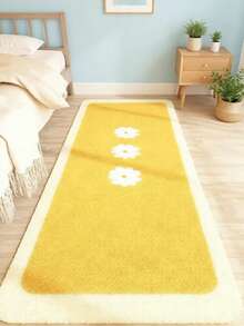 1pc, Gradient Comfortable Bedroom Bedside Soft Floor Mat Art Simple Wave Decoration Living Room Carpet Modern Aesthetics Sofa Coffee Table Balcony Plush Rug - Multicolor - View 4