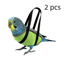2pcs Portable Parrot Travel Bag Set, Escape-Proof Vest + Breathable Handbag, Suitable For Budgies/Cockatiels/Lovebirds And Other Small To Medium Parrots Outdoor Walking - Brown Two-piece Set - Small - View 13
