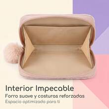 Cartera de felpa para mujer - LM21-MORADOOSCURO - Ver 6