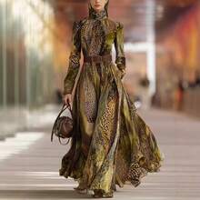 Women Short Dresses - Green - View 5