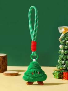 Christmas Character Keychain Pendant Set, Cute Holiday Bag Decor, Includes Reindeer, Snowman And Tree Patterns, Suitable For Handbags And Backpacks, Suitable For Collection, Seasonal Aesthetic Accessories, Suitable For Gifts And Daily Matching - Multicolor - View 4
