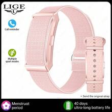 LIGE Pulsera Inteligente de Moda Nueva, Diseño sin Pantalla, Resistente al Agua, Múltiples Modos de Ejercicio, Registros de Seguimiento de Ejercicio, Monitoreo del Sueño - Ver 12