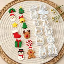 13pcs Christmas Assorted Shape Clay Cutters, Holiday Embossing Molds, DIY Handmade Earring Pendant Jewelry Craft Supplies - 13pcs - View 6