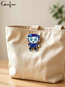 Coraline 1PC  Officially Licensed Enamel Pin Cute Button Eyes Decorative Badge For Jackets Backpacks Bags Stylish Collectible Christmas Gift For Fans - Multicolor - View 7