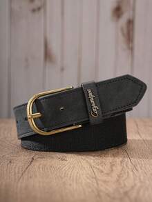 1pc Casual Minimalist Buckle Belt Women's Vintage Patchwork Decorative Waist Belt Suitable For Matching Dresses And Jeans - BH1251 - View 33