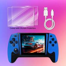 Retro Handheld Game Console, 3.5-Inch IPS Full-Angle HD Screen, Durable Structure, Compact Design, Long Battery Life, Must-Have For Nostalgia Enthusiasts, ABS Material, Portable Gaming Device, - View 11