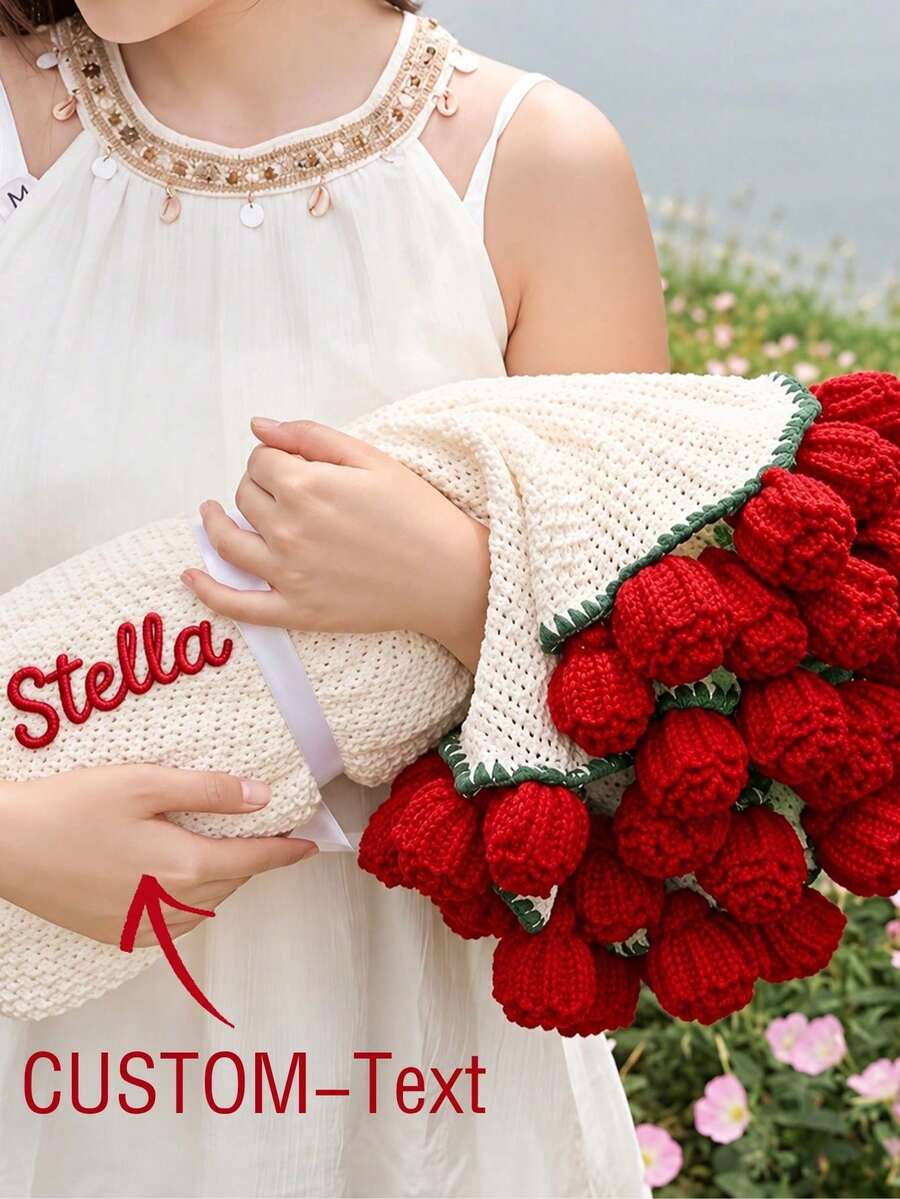 1 buah Selimut Sofa Estetika Modis yang Disesuaikan - Tekstur Artistik yang Dipersonalisasi - Ciptakan Suasana Rumah yang Hangat - Hadiah Tulus untuk Momen Berharga - Merah - View 1