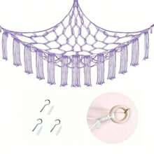 1/2pcs Plush Animal Doll Hammock Or Net Corner - Large Doll Hammock Net Suitable For Plush Animal Room Decor - Cute Plush Animal Storage Rack, Plush Doll Storage Rack - Essential Wall Bedroom Home Decor - Beige - View 9
