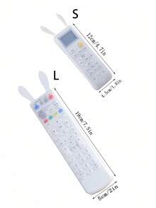 Cute Rabbit Remote Control Cover Silicone Cover Case Remote Control Cover Protective Cover Remote Protective Case Sheath Sleeve For TV Air Conditioner School Office Supplies Home Decor Organization And Storage Room Decor For Women Household Items - A - View 8
