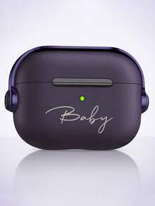 [Customized]Personalized Custom Luxury Name Letter Customized Cover Compatible With Airpods 1 2 3 4 5 Pro 2 Pro 3 Lock Bracket TPU Earphone Case - Multicolor - View 5