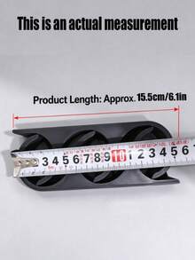 2pcs/1pc Self-Adhesive Wall-Mounted 3-In-1 Kitchen Paper Towel, Plastic Wrap, Aluminum Foil Holder, Max Roll Diameter 50mm, Space-Saving Cabinet Door/Tile Storage Box, Non-Damaging Kitchen Organizer - Multicolor - View 8