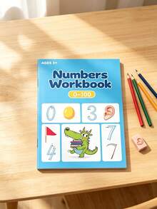 48-Page Writing Practice Book - 0 To 100 Number Chart, Number Tracing Workbook, Interactive Learning Activities, Suitable For Elementary School And Home Education - Used To Develop Hand-Eye Coordination And Math Skills, Paper, Christmas Gift/Birthday Gift For Children - Multi-color - View 8