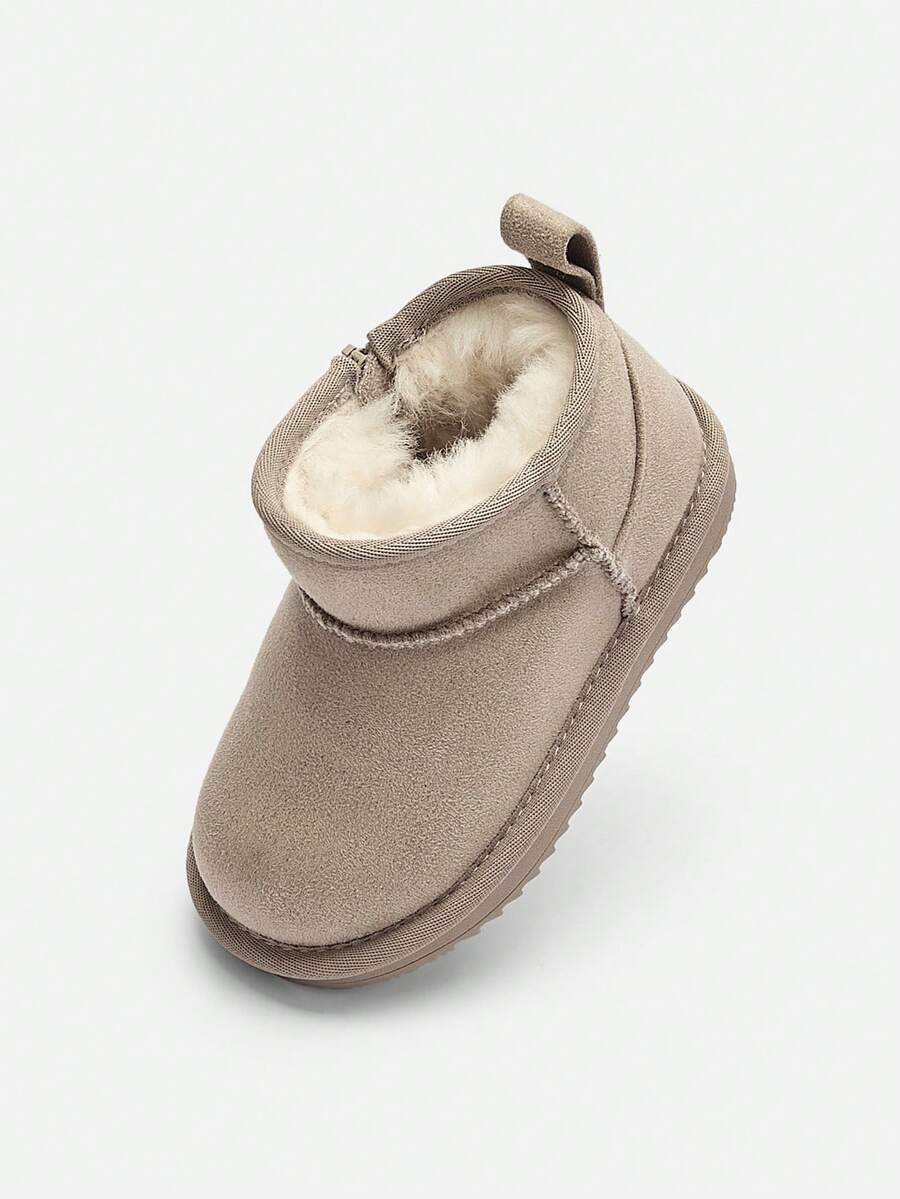 Balabala Baby Unisex Winter Snow Boots Soft Thick Warm Infant Footwear - Camel - View 1