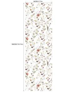 ihomeli Fresh Sunflower Small Floral Green Plant Leaf Self-Adhesive Wallpaper, Removable Wall Sticker, Exquisite Plant Mural Home Decor Wall Art, 17.7 Inches * 6.5 Inches / 9.8 Feet, Decor Sticker Removable Wall Panel, Wallpaper, Spring Decoration, Refresh Your Home, Rama Decorative Sticker Gift Birthday Graduation - Multicolor - View 15