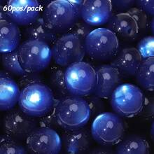 60pcs 10mm Multicolor Resin Imitation Cat Eyes Round Beads,DIY Handmade Jewelry Making Loose Beads Accessories - Beads - View 19