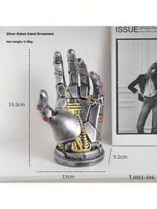1pc Cyberpunk Mechanical Hand Game Controller Holder Headphone Stand Desktop Ornament Room Storage Organizer - Birthday Gift - Perfect Gift - Holiday Gift - Multicolor - View 13