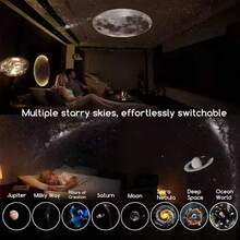 3/12 Lens USB Starry Sky Projection Light, Adjustable Brightness, Suitable For Car Interior, Home, Bedroom, Night Light, Creating Galaxy Atmosphere Lighting - G303 - View 6