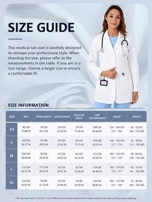 cimmuovere White Long Sleeve Laboratory Surgical Gown, Nurse Scrub Uniform, Scrub Uniform, Dentist Scrub Uniform Jacket Spring Fall - White - View 12