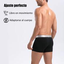 Plus Size Men Trunks - Noir - Voir 4
