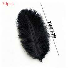70pcs/50pcs Bulk Artificial Peacock Feathers, Suitable For Vases, Crafts, Weddings, Home Parties, Christmas Decorations, Etc. - Multicolor - View 34