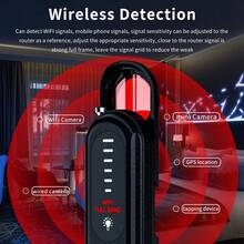 Detektor Kamera Multifungsi Pemindai Optik Inframerah Perangkat Deteksi Anti-Pengintaian Hotel & Homestay Detektor Sinyal Nirkabel Anti-Penyadapan Peralatan Pemindai Anti-Pengawasan Portabel Alat Deteksi Privasi & Keamanan - View 3