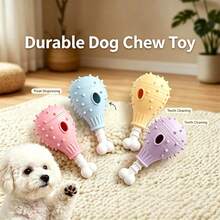 Durable Dog Chew Toy, Interactive Puppy Toy With Treat Dispenser, Soft Bristles For Teeth Cleaning And Gum Massage, Bite-Resistant Rubber Puzzle Toy, Suitable For Medium Dogs - Multicolor - View 8