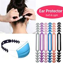 5/10pcs Anti-Strangulation Belts | Soft Silicone, Multi-Gear Adjustment, Mask Extender To Prevent Ear Pain | Fits All Ear-Loop Masks, Essential For Long-Term Mask Wearers - Multicolor - View 2
