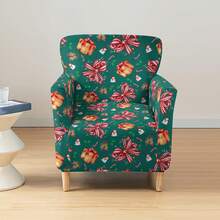 1pc Printed Elastic Small 5-Piece Chair Cover, Single Seat, Dust-Proof, Living Room Bedroom Sofa Cover, All Season - Multicolor - View 19