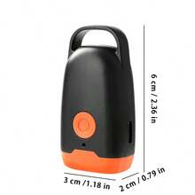 Handheld Ultrasonic Dog Deterrent, Rechargeable Type-C Pet Bark Control Device With LED Flashlight, Portable Animal Repeller For Walking Jogging Camping Yard Indoor Outdoor Use, One Touch Operation - Black - View 3