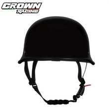 Crown Racing Vintage Motorcycle Helmet Summer Carbon Fiber Half-Helmet DOT Standard - A - View 8