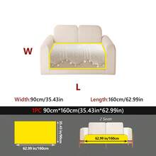 1PC Chenille Colorful Polka Dot Jacquard Sofa Cover, Cream Style Sofa Protective Seat Cushion, Pet Dirt-Resistant, Suitable For 1-4 Seater Sofa Decorative Slipcover, Machine Washable - Beige - View 19