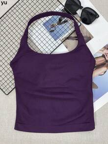 Plus Size Sweater Bodysuits - Purple - View 1