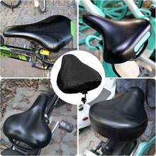 1pc Universal Waterproof Dustproof Rainproof Bicycle Seat Cover With Drawstring For Outdoor Mountain Bike Road Bike - Multicolor - View 5