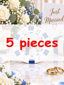 Personalized Poker Chips, Custom Photo Chips,Wedding Favor Poker Chip Set,Bachelor Party Gift, Game Night Keepsake,Personalized Casino Token - Multicolor - View 37