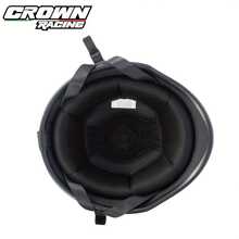 Crown Racing Vintage Motorcycle Helmet Summer Carbon Fiber Half-Helmet DOT Standard - A - View 6