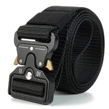 1pc 2026 New Cross-Border Outdoor Tactical Waist Belt Set, Multifunctional Nylon Tactical Belt, Purely Handmade Cut, Lightweight - Multicolor - View 2