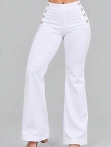 Women Jeans - White - View 1