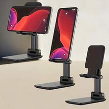 1pc Foldable Phone Stand, Compatible With All Smartphones, Ideal Office Accessory, Compatible With Iphone And Android Phones, Perfect Gift For Birthday, Family, Friends - Multicolor - View 11