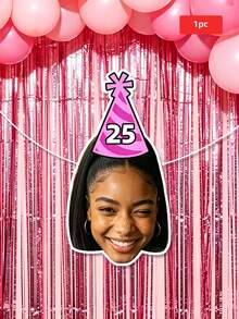 1/7/14/21pcs Customizable Portrait Banner, Multiple Sizes Available, Hand-Cut Portrait Hanging Flag, Suitable For Birthday Background Decoration, Hallway, Welcome Area, Patio, Etc. Perfect As A Birthday Memorial Gift For Partners, Close Friends, Family. Suitable For Rooftop Terrace Birthday Party, Private Pool Birthday Gathering, Open Living Room Birthday Dinner, - Multicolor 1 - View 12