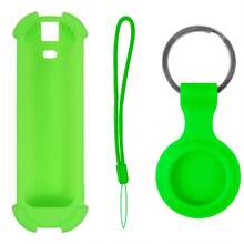 Luminous Protective Case Compatible With Remote, Shockproof Silicone Cover With AirTag Card Holder Keychain Lanyard, Luminous Anti-Lost Shell Accessories - View 12