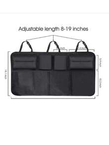 Car Trunk Organizer Bag | Universal, Large Capacity, Multi-Functional Storage,Car Organization And Accessories,Car Accessories Women,Travel Essentials,Camping - Multicolor - View 12