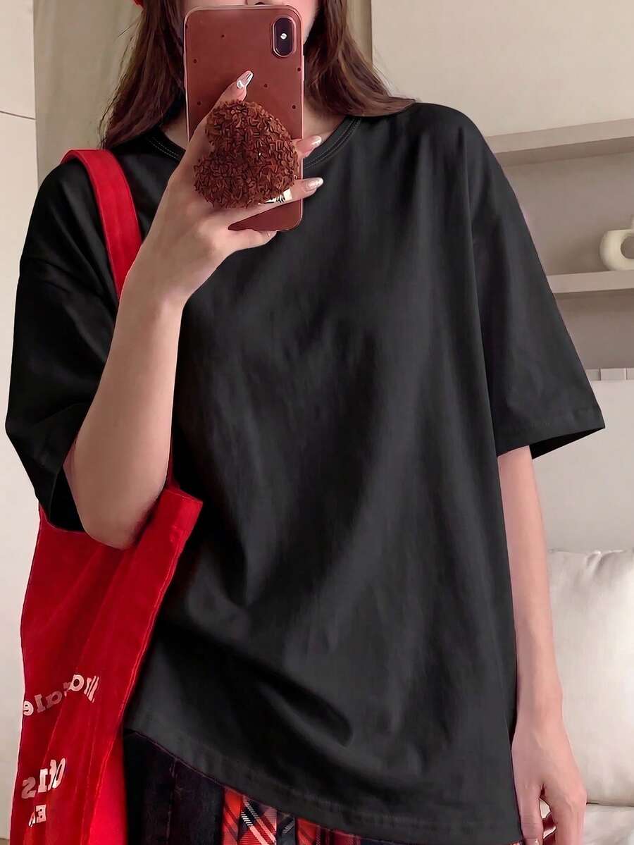 Women T-Shirts - Black - View 1