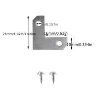 Bộ 36 cái đầu nối góc vuông chữ L mini, bao gồm vít, đầu nối cố định khung tranh 90 độ, phụ kiện đầu nối góc vuông cho khung tranh và nội thất nhẹ - 36 cái - Xem 8