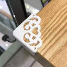 4pcs Hollow Floral Pattern Soft Corner Protectors, Suitable For Table Corner Protection - And Stylish Desktop Decoration - A - View 11
