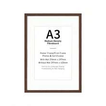 Mosearon 3pcs/2pcs/1pc Bingkai Foto MDF Minimalis, Bingkai Sertifikat A4, Bingkai Poster 30*40cm, Tanpa Kertas Belakang, Dengan Panel Akrilik Transparan; Cocok Untuk Dekorasi Ruang Tamu, Kamar Tidur, dan Dinding Galeri - MDF - View 25